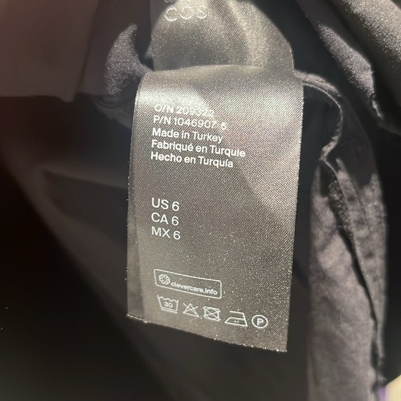 COS Oversized Cotton High-Collar Dress s6 - Picture 10 of 12